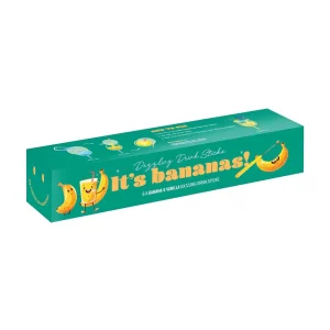 * CuriosiTeas Kids Mocktail Sticks Let's Go Bananas | 6 Sticks