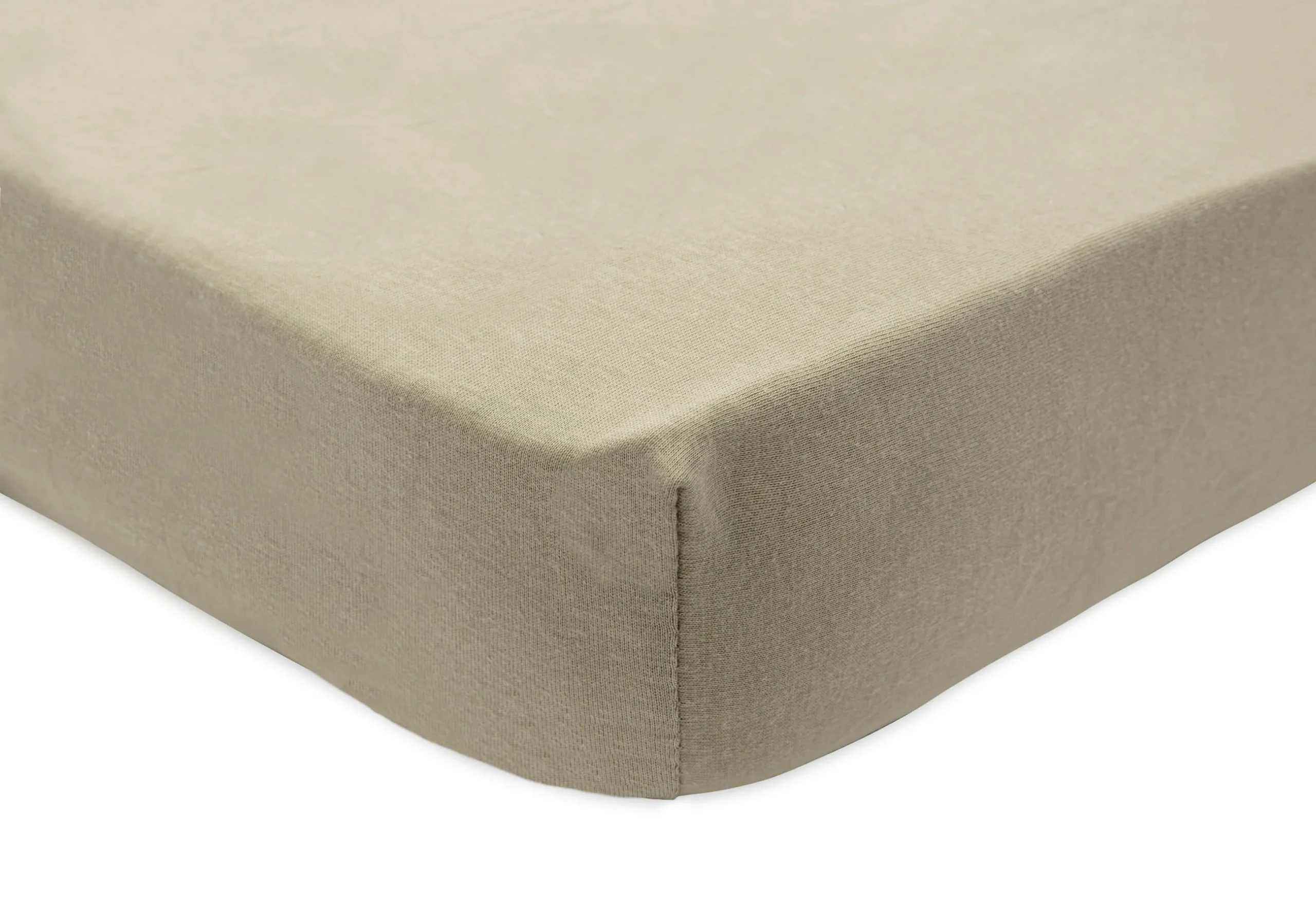 Jollein Hoeslaken Jersey 60x120cm 2-Pack | Olive Green - Afbeelding 4