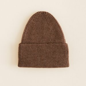 Hvid Beanie Fonzie Kids 2-5 years | Mocha
