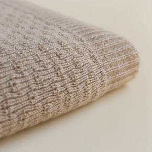 Hvid Blanket Dora | Sand