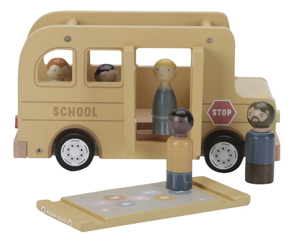 Little Dutch Schoolbus Met Poppetjes - Afbeelding 7