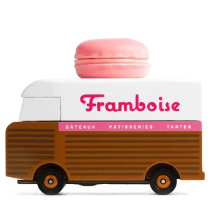 * Candylab Toys Speelgoedauto | Framboise Macaron Van