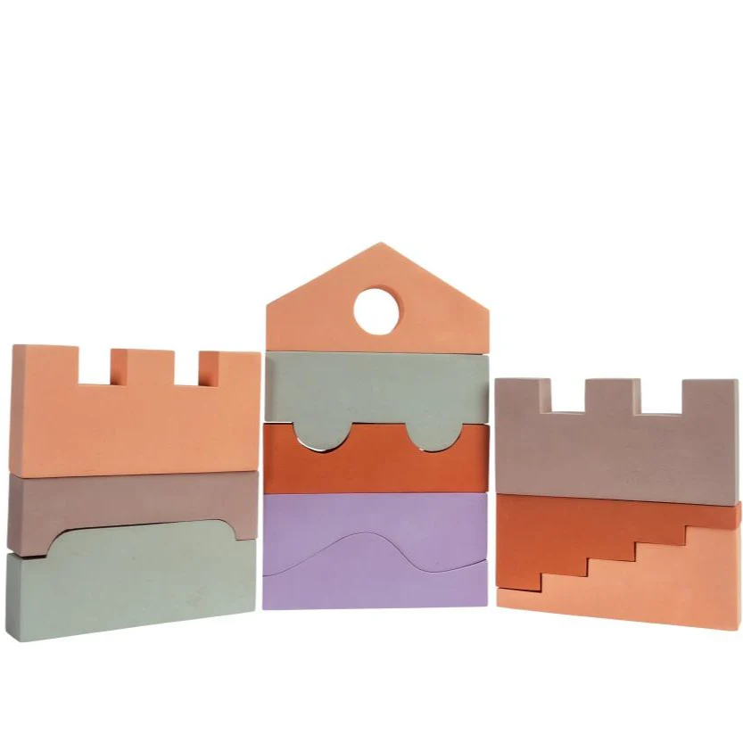 Moes Play Set 11 Foam Speelblokken Earth Colors - Afbeelding 3