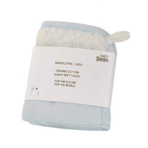 Baby washandjes (2st) – Cashmere Blue