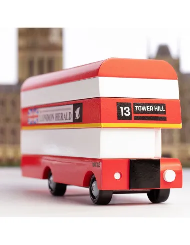 * Candylab Toys Speelgoedwagen | London Bus - Afbeelding 3