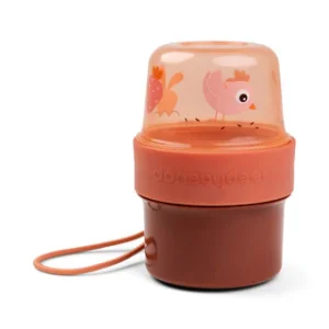 * Done By Deer To Go 2-way Snackdoosje Small | Birdee Papaya