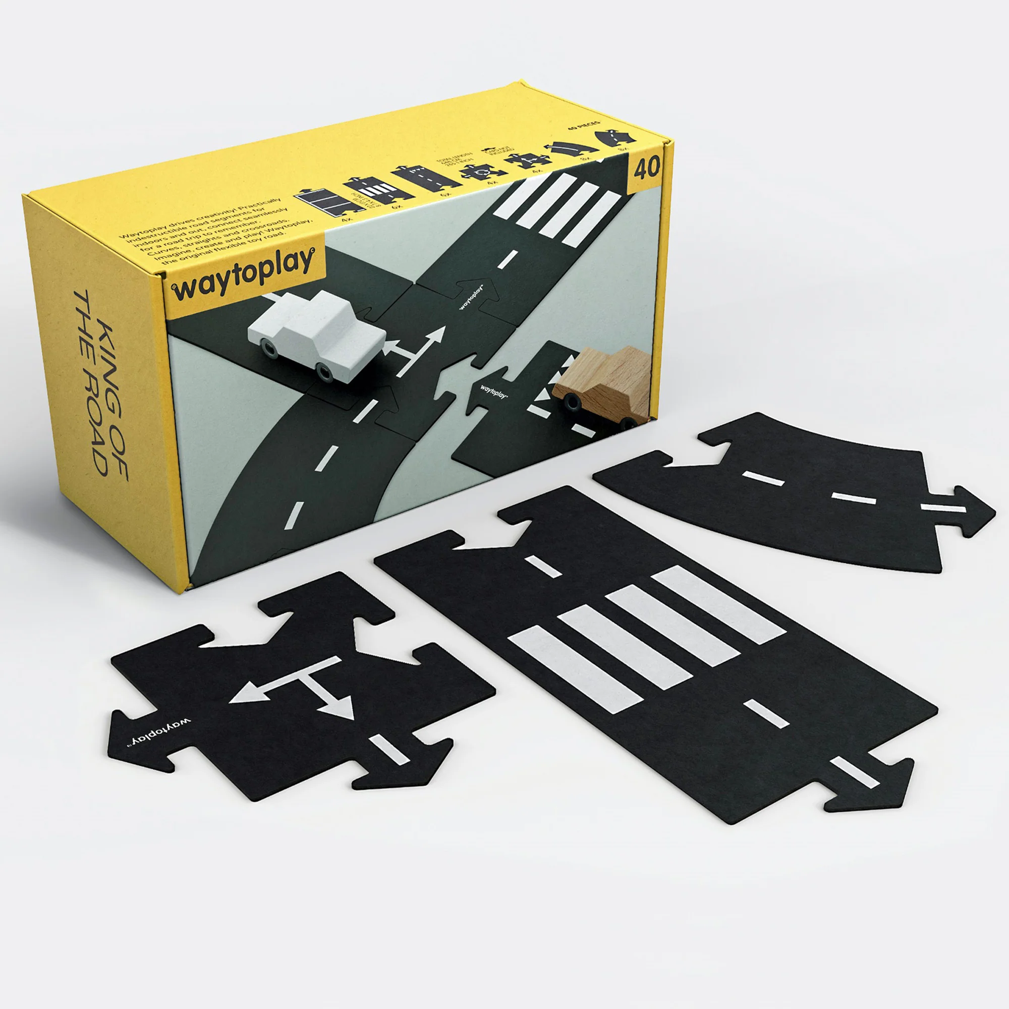 WaytoPlay Autobaan startset Snelweg 40-delig - Afbeelding 2