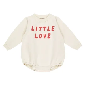 Crewneck Bubble Romper | Little Love | Quincy Mae
